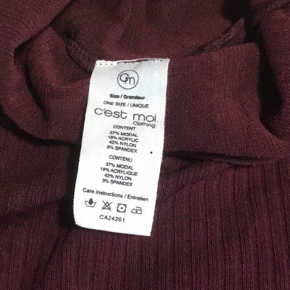 C’est moi ribbed sleeveless top - Picture 2 of 2